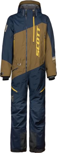 Scott DS Shell Dryo 2023 1-Teiler Snowmobil Kombi, brau/dunkelblau, XL von SCOTT