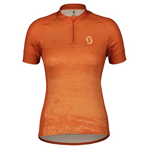 Scott W Endurance 30 S/sl Shirt Orange - Funktionales stylisches Damen Rennrad Trikot, Größe XL - Farbe Braze Orange - R von Scott