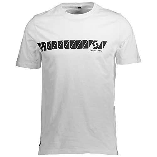 Scott Factory Wear Corporate T-Shirt weiß 2023: Größe: S (44/46) von Scott