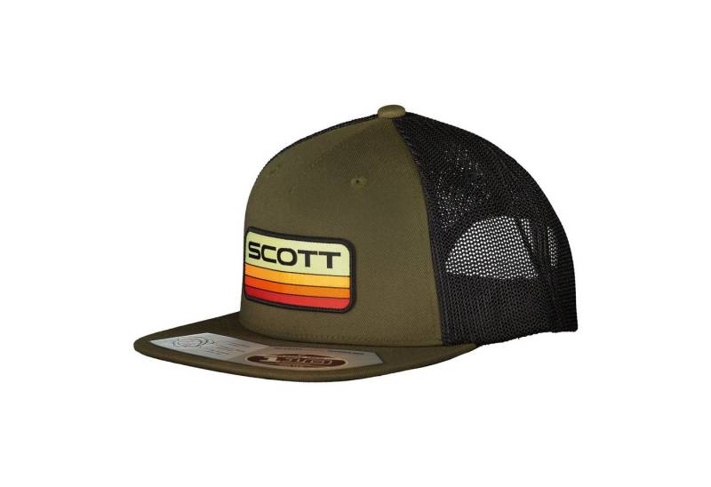 Scott Flex Cap Mountain Cap mit aufgesticktem Markenpatch auf der Vorderseite von Scott