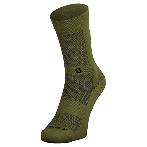 Scott Full Send Crew Fahrrad Socken fir grün 2024: Größe: M (39-41) von Scott