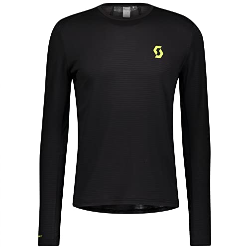 Scott Herren 280238 Shirt, Black/Yellow, von Scott