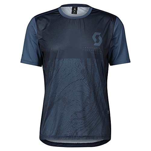 Scott Herren Kurzarmtrikot M's Trail Vertic SS Dark Blue/Metal Blue M von Scott