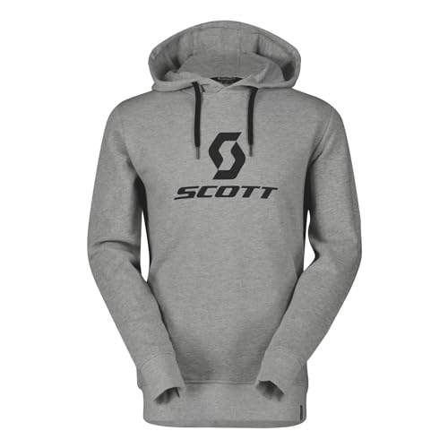 Scott Herren Langarmshirt Pullover Kapuzenpullover Hoody Icon Hoodie, Farbe:Grau, Artikel:-1920 Grey Mel., Größe:XL von Scott