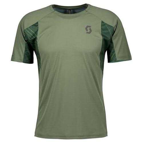 Scott Herren Ms Trail Run Ss T-Shirt, grün, L von Scott