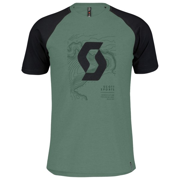 Scott - Icon Raglan S/S - T-Shirt Gr S türkis von Scott