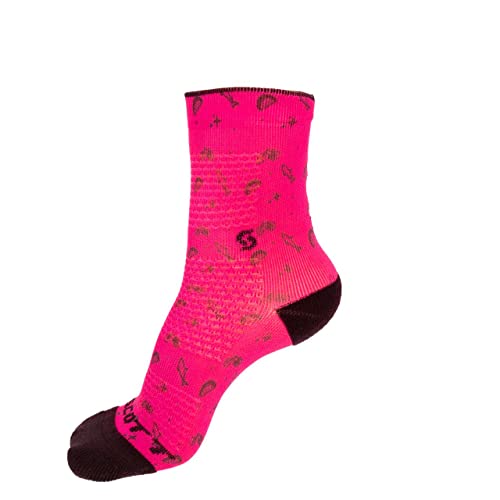 Scott Jr Crew Kinder Fahrrad Socken pink 2023: Größe: 33-35 (XS) von Scott