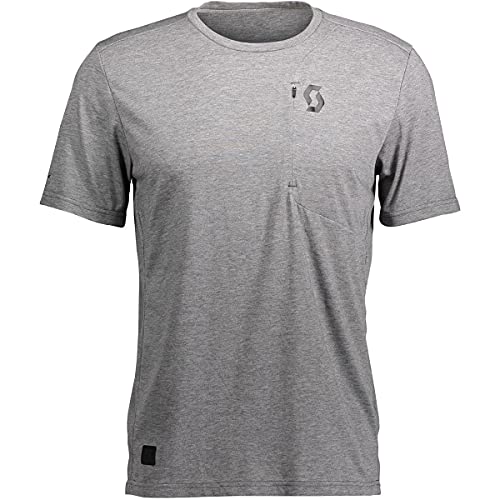 Scott M DRI FT S/SL Shirt Grau, Herren T-Shirt, Größe L - Farbe Grey Melange von Scott