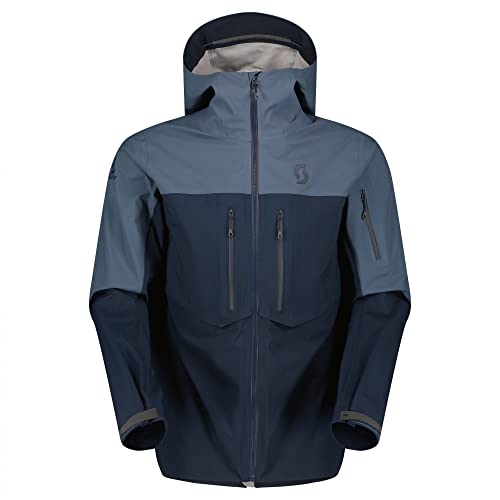 Scott M Explorair Dryospun 3l Jacket Colorblock-Blau, Herren Anoraks, Größe XL - Farbe Metal Blue - Dark Blue von Scott