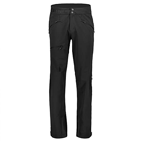 Scott M Explorair Softshell Pants Schwarz - Leichte robuste Herren Ganzjahres Tourenhose, Größe L - Farbe Black von Scott