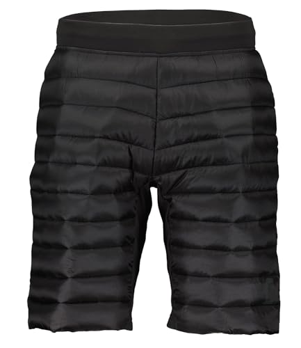 Scott M Insuloft Tech Shorts Schwarz - Daunen Warme leichte Herren Isolationsshorts, Größe L - Farbe Black von SCOTT