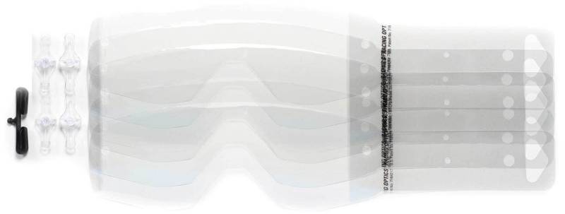 Scott Motorradbrille Voltage Works Pro Tear Off 3 Pack Abreißvisiere von Scott