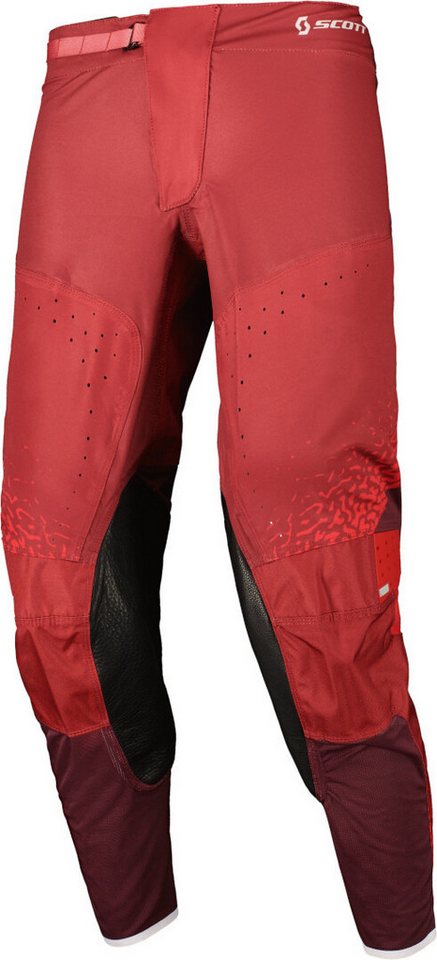 Scott Motorradhose Podium Pro Rot/Grau Motocross Hose dehnbar von Scott