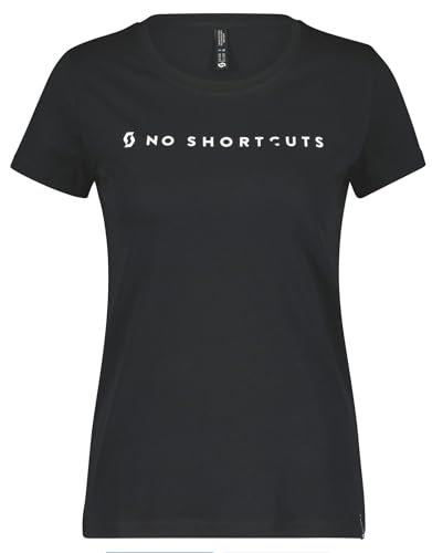 Scott No Shortcuts Damen Freizeit T-Shirt schwarz 2025: Größe: S (36/38) von SCOTT