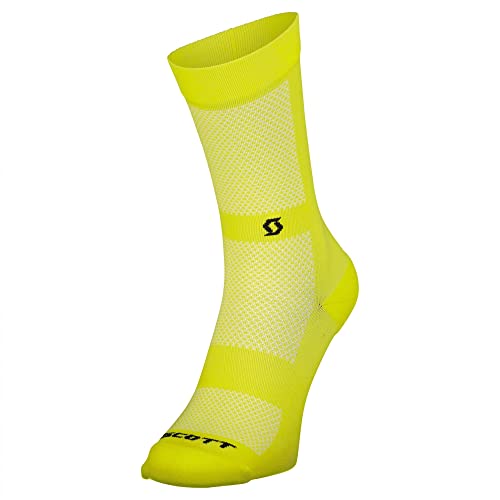 Scott Performance No Shortcuts Crew Fahrrad Socken gelb 2023: Größe: M (39-41) von Scott