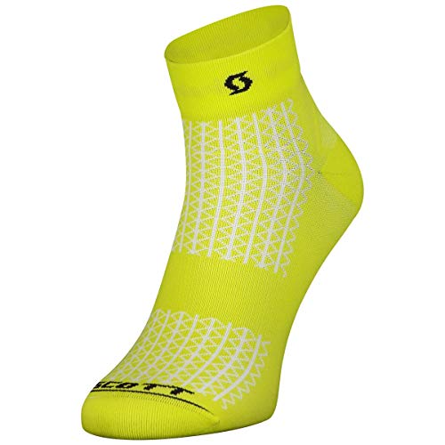 Scott Performance Quarter Fahrrad Socken gelb 2023: Größe: 42-44 von Scott
