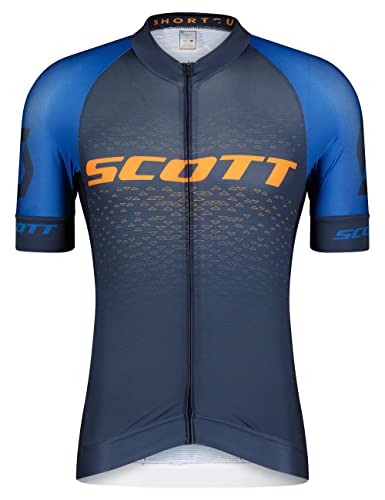 Scott RC Pro Fahrrad Trikot kurz blau/orange 2022: Größe: L (50/52) von Scott