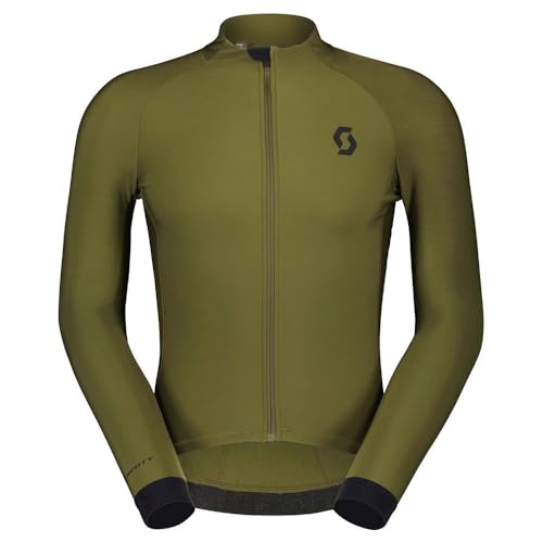 Scott RC Pro Warm Winter Fahrrad Trikot lang fir grün 2024: Größe: L (50/52) von SCOTT