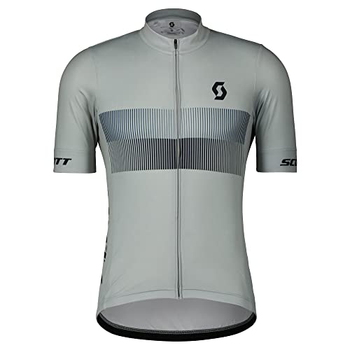 Scott RC Team 10 Fahrrad Trikot kurz Light grau/blau 2024: Größe: L (50/52) von Scott