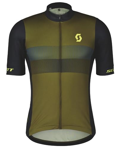 Scott RC Team 10 Fahrrad Trikot kurz fir grün/gelb 2023: Größe: L (50/52) von Scott