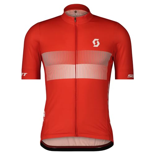 Scott RC Team 10 Fahrrad Trikot kurz rot/weiß 2024: Größe: XL (54/56) von Scott