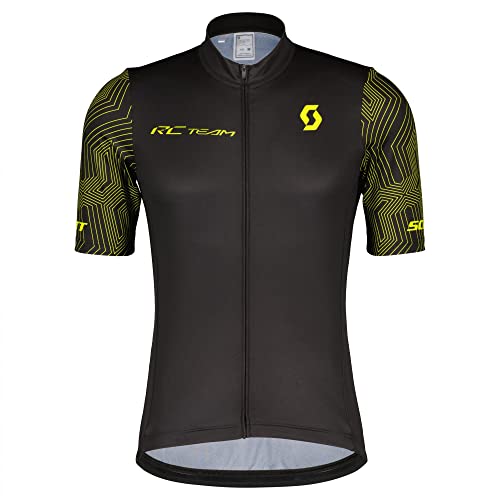 Scott RC Team 10 Fahrrad Trikot kurz schwarz/gelb 2022: Größe: XXL (58) von Scott