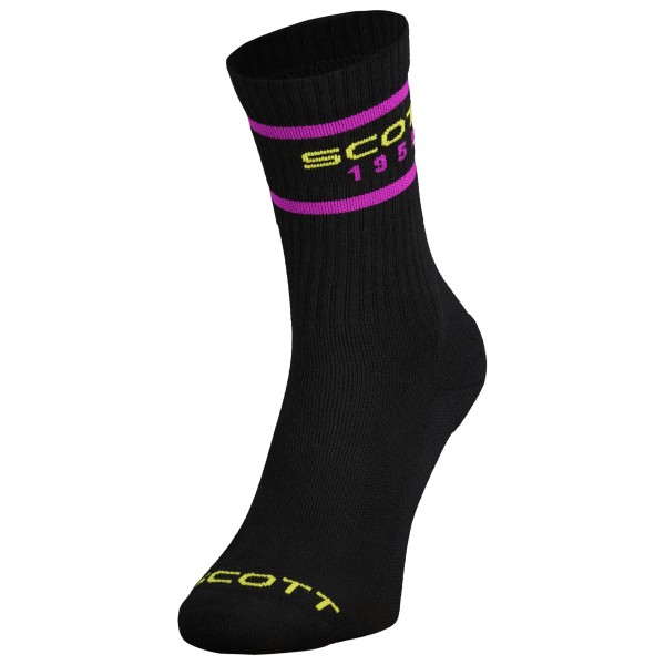 Scott - Retro Casual Crew 3-Pack - Radsocken Gr 39-41 schwarz von Scott