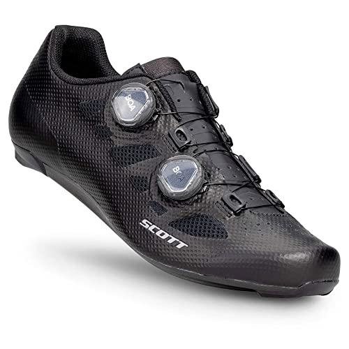 Scott Road Vertec Boa Rennrad Fahrrad Schuhe schwarz/silberfarben 2023: Größe: 45 von Scott