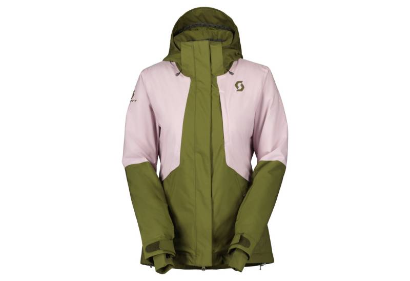 Scott Skijacke SCO Jacket W's Ultimate Dryo 10 FIR GREEN/CLOUD PINK von Scott