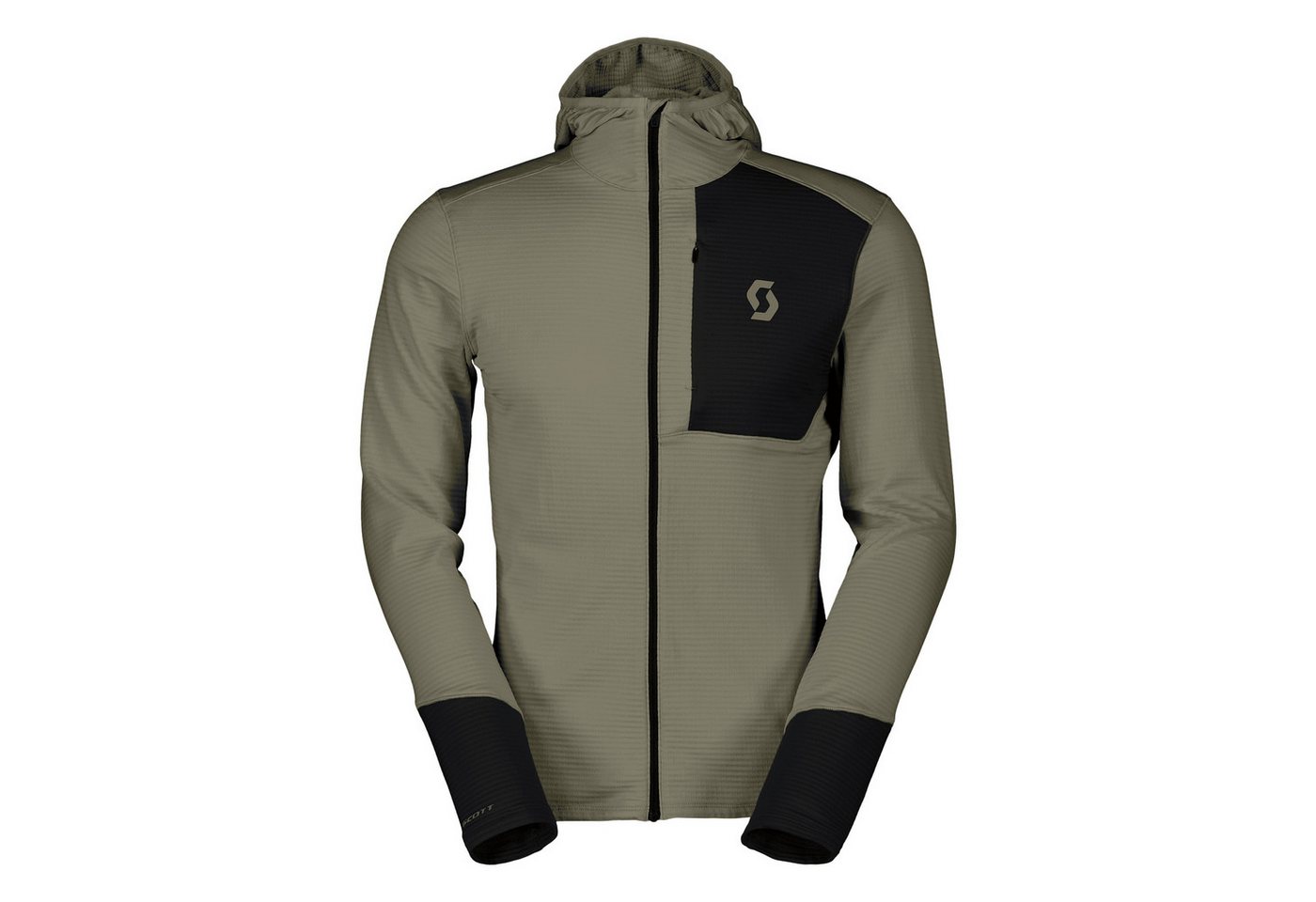 Scott Sweatjacke Hoody M's Defined Light mit Markenlogo auf der linken Brust von Scott
