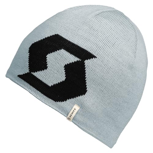 Scott Team 10 Beanie Grau, Kopfbedeckung, Größe One Size - Farbe Light Grey - Black von Scott