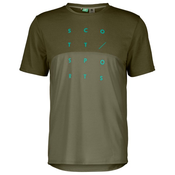 Scott - Trail Flow Dri S/S - Radtrikot Gr XXL oliv von Scott