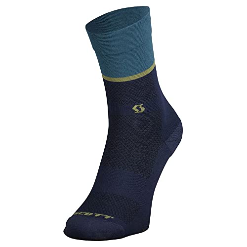 Scott Trail Tuned Crew Fahrrad Socken blau 2023: Größe: L (42-44) von Scott