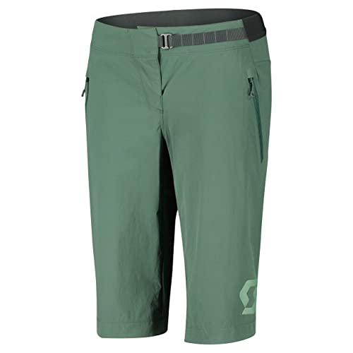 Scott Trail Vertic Damen Fahrrad Short Hose kurz (Inkl. Innenhose) Smoked grün 2022: Größe: L (40/42) von Scott