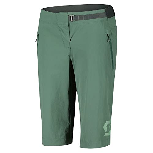 Scott Trail Vertic Damen Fahrrad Short Hose kurz (Inkl. Innenhose) Smoked grün 2022: Größe: XL (42/44) von Scott