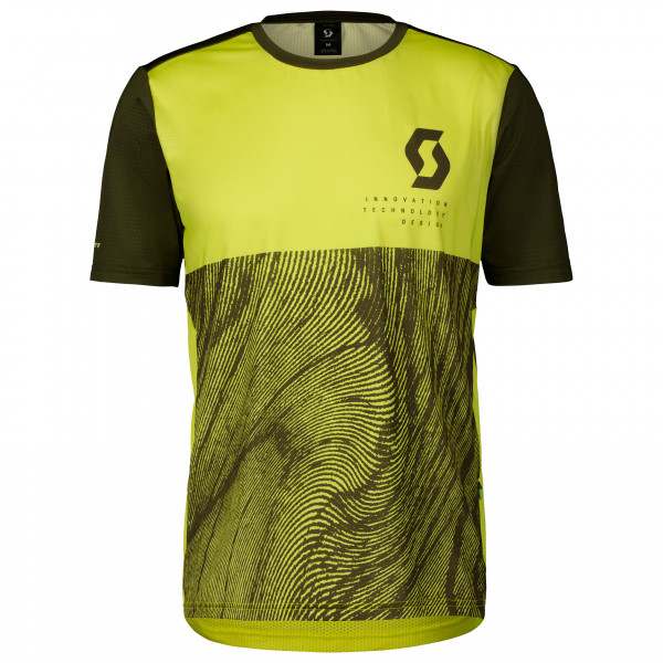 Scott - Trail Vertic S/S - Radtrikot Gr S oliv von Scott