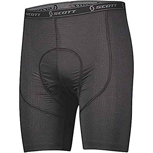 Scott M Trail Underwear + Shorts Schwarz - Klassische gepolsterte Herren Radsport Baselayer Shorts, Größe XXL - Farbe Bl von Scott