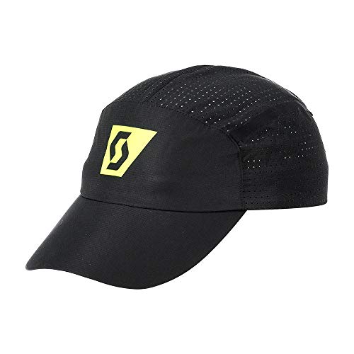 Scott Unisex Gorra RC Run Cap, Black/Yellow, One Size von Scott