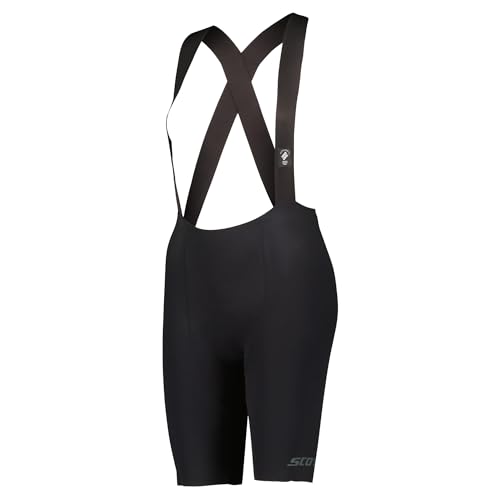 Scott Unlimited ++++ Damen Fahrrad Trägerhose kurz schwarz 2024: Größe: S (36/38) von SCOTT