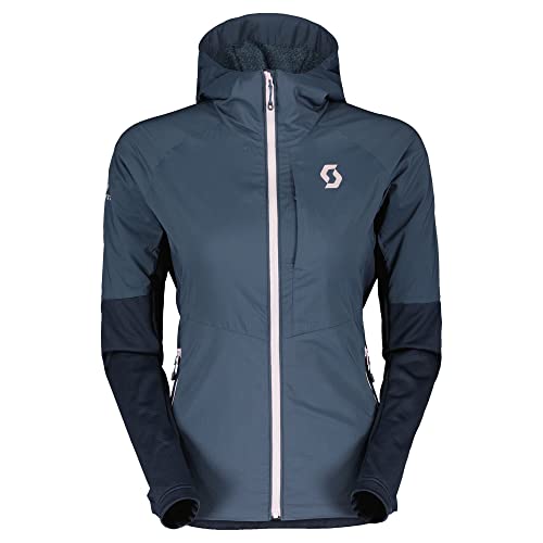 Scott W Explorair Alpha Hoody Blau, Damen Polartec Anoraks, Größe S - Farbe Metal Blue - Dark Blue von Scott