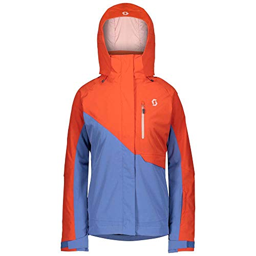 Scott W Ultimate Dryo 10 Jacket Colorblock-Blau-Orange, Damen Regenjacke, Größe XL - Farbe Grenadine Orange - Riverside von Scott