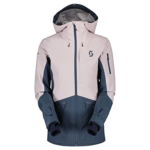 Scott W Vertic 3l Jacket Colorblock-Blau-Pink - Wasserdichte atmungsaktive Damen Freeride Ski Jacke, Größe M - Farbe Swe von Scott