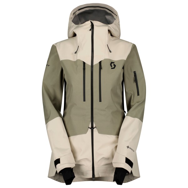 Scott - Women's Line Chaser GTX 3L Jacket - Skijacke Gr M beige/oliv von Scott