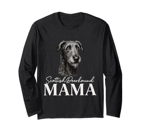 Schottischer Deerhound Mama Langarmshirt Schottischer Deerhound Mama Langarmshirt von Scottish Deerhound Mom