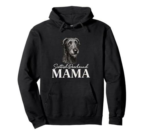 Schottischer Deerhound Mama Pullover Hoodie Schottischer Deerhound Mama Pullover Hoodie von Scottish Deerhound Mom