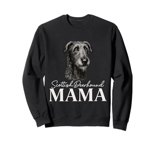 Schottischer Deerhound Mama Sweatshirt von Scottish Deerhound Mom