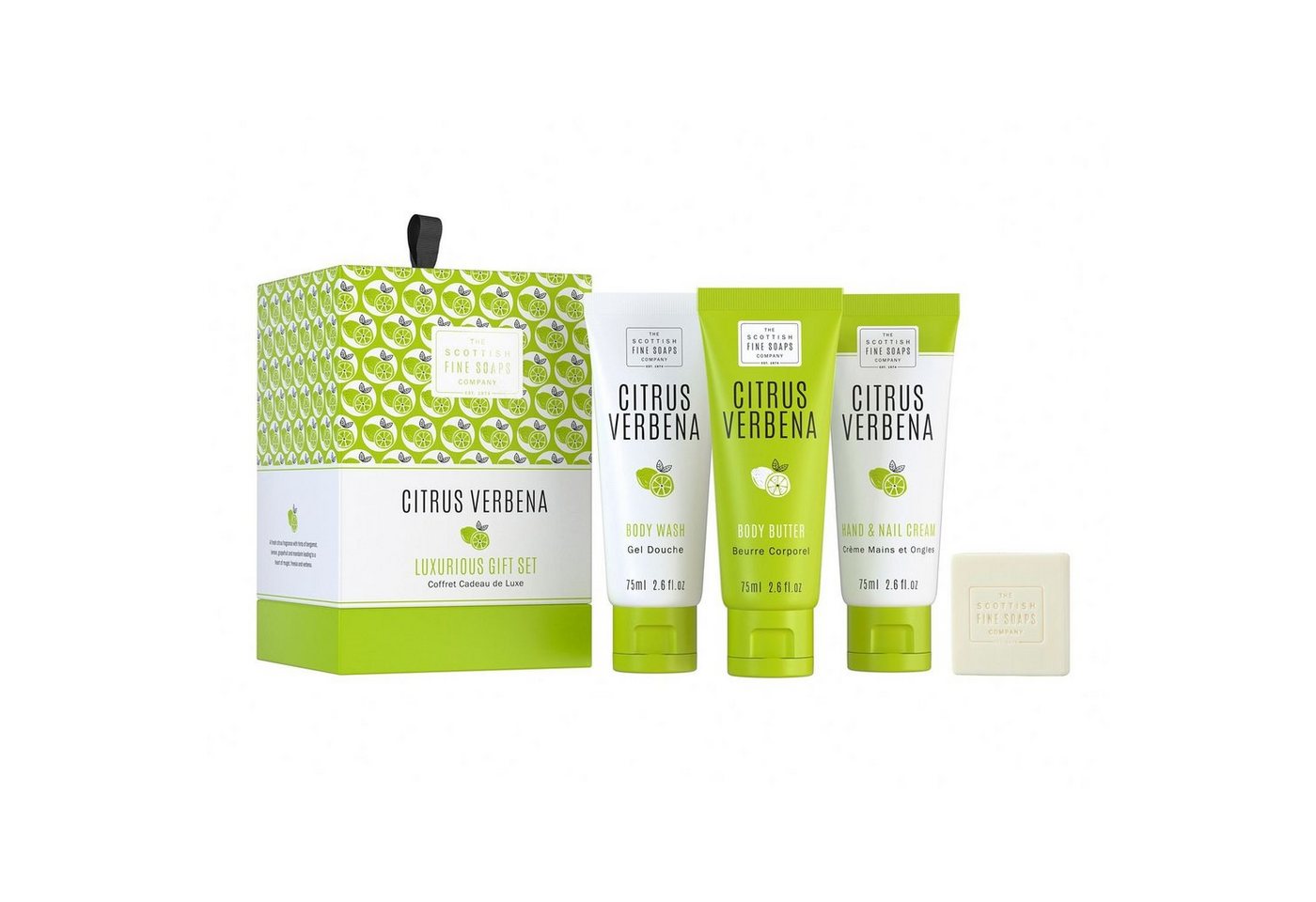 Scottish Fine Soaps Pflege-Geschenkbox Citrus Verbena 4tlg. von Scottish Fine Soaps