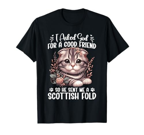 Scottish Fold Lover Kätzchen Plüsch Katze Mama Scottish Fold T-Shirt von Scottish Fold Clothing & Cat Owner Costume