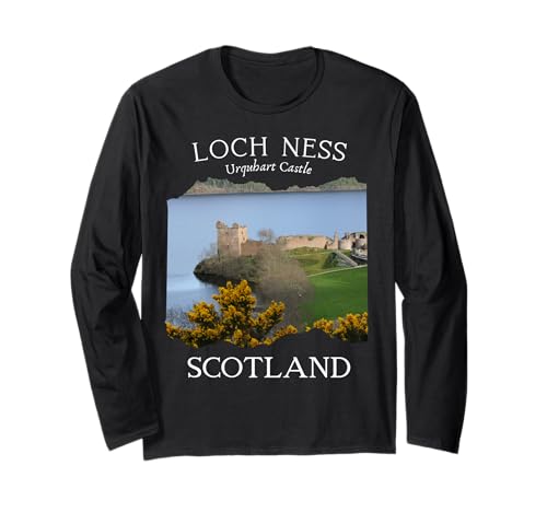 Atemberaubendes Urquhart Castle Loch Ness Schottland Souvenir Damen Langarmshirt Atemberaubendes Urquhart Castle Loch Ness Schottland Souvenir Damen Langarmshirt von Scottish Irish Ancestry for the Family Nessie Myth