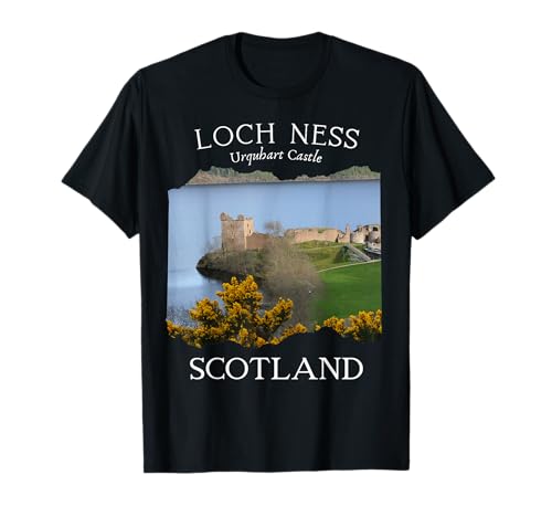 Atemberaubendes Urquhart Castle Loch Ness Schottland Souvenir Damen T-Shirt von Scottish Irish Ancestry for the Family Nessie Myth